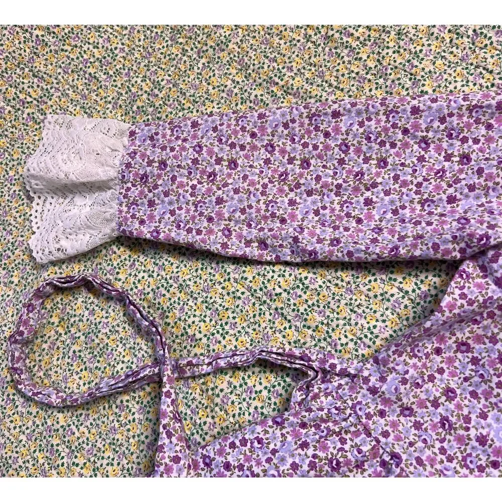 GIRLS COSPLAY TIME PERIOD PURPLE DRESS SIZE 9/10